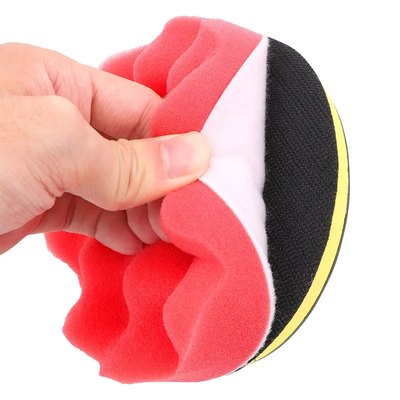 Polish Pad Set Buffer - 12Pcs/set Bantalan Poles Mobil Spons Perawatan