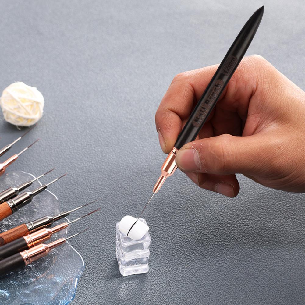 Detailing Brush Set - Kuas Detail Halus untuk Kuku 6/9/12/15/18mm