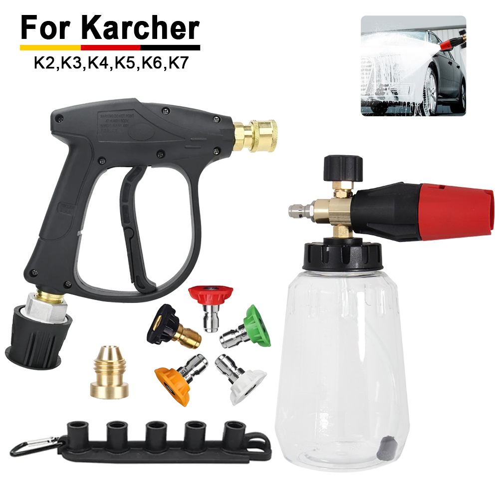 Foam Cannon Car Wash - Kit Lance Busa Salju Kompatibel Karcher