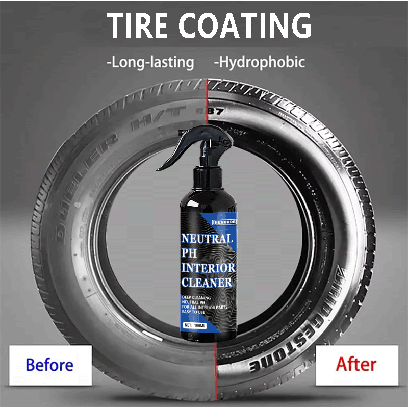 Car Wax Ceramic Coating - Semprotan Pelapis Keramik Penghitam Ban Mobil