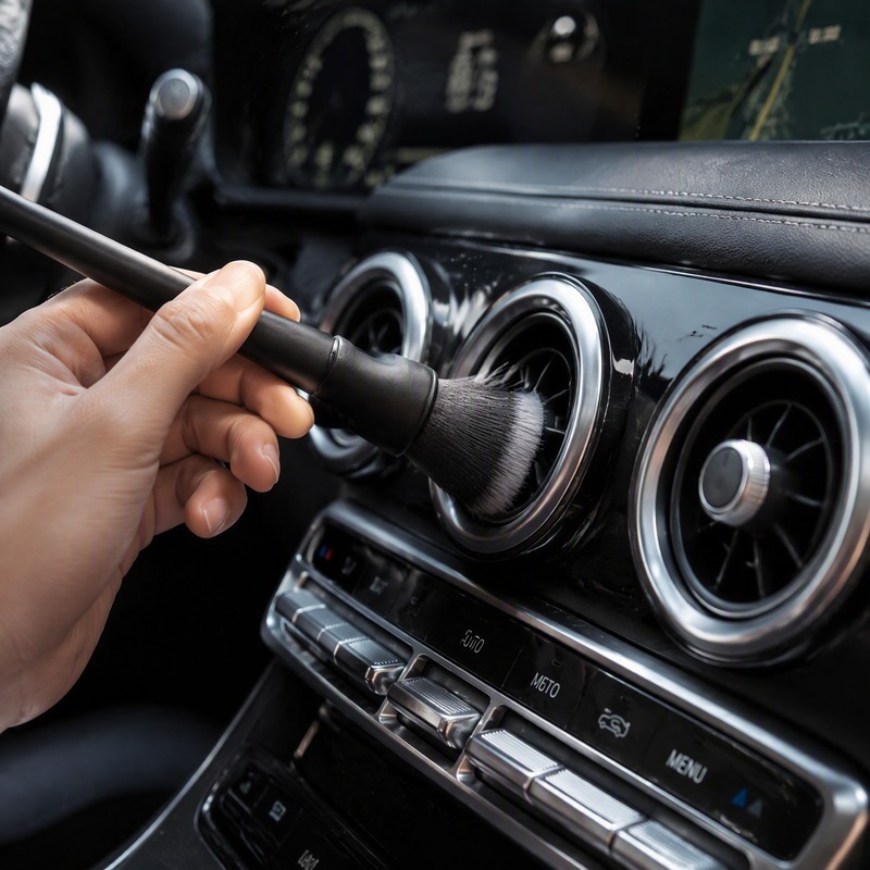 Sikat Detailing Mobil Bulu Hal - Seat Cleaner Fabric ulasan dan harga