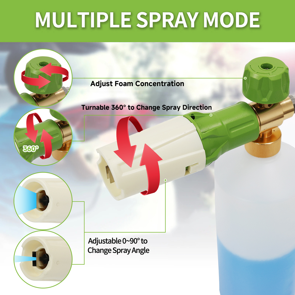 Pistol Busa Aluminium Lance Bu - Foam Cannon Car Wash ulasan dan harga
