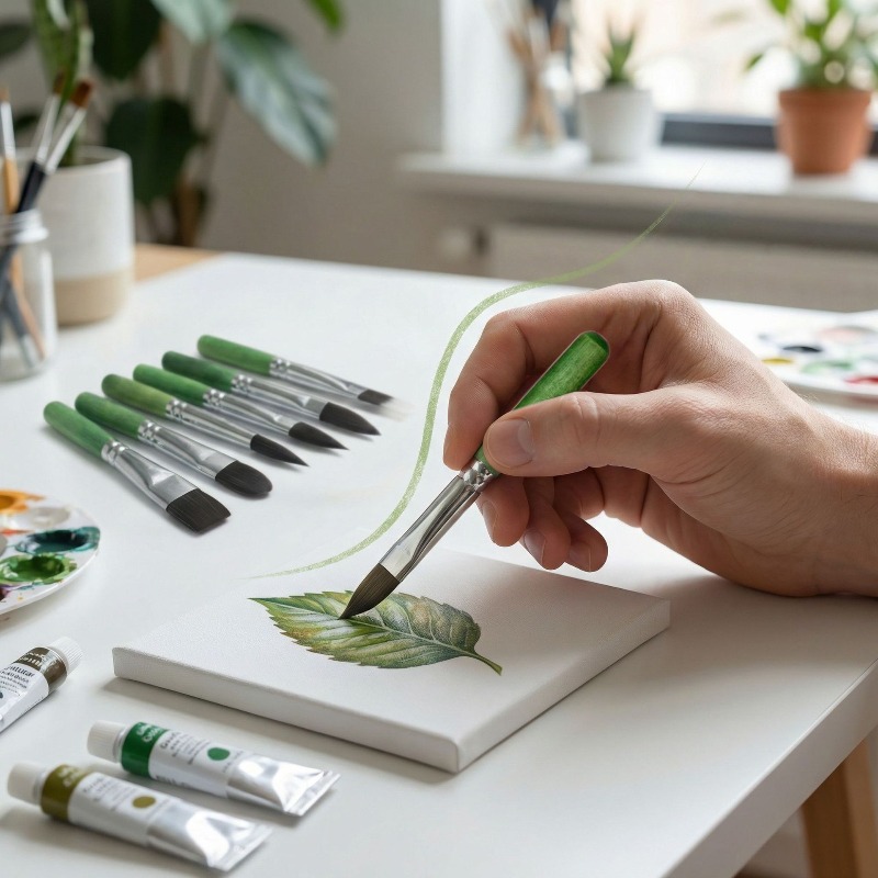 Set Kuas Lukis Mini 6 Buah unt - Detailing Brush Set ulasan dan harga